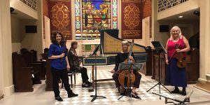 Members of Savannah Baroque perform in Savannah Philharmonic Larsen Musician Spotlight Series Oct 2018